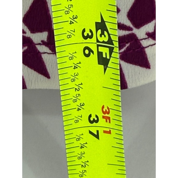 Loft Womens Knee Length Dress Purple Geometric Spaghetti Straps Sundress Sz S - Picture 3 of 8